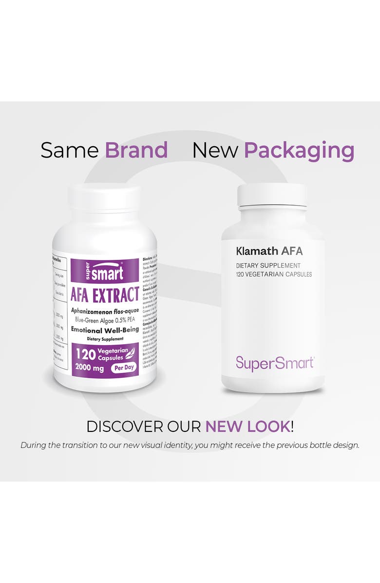 SuperSmart Klamath AFA 1000 mg per Day, Alternate, color, NO COLOR