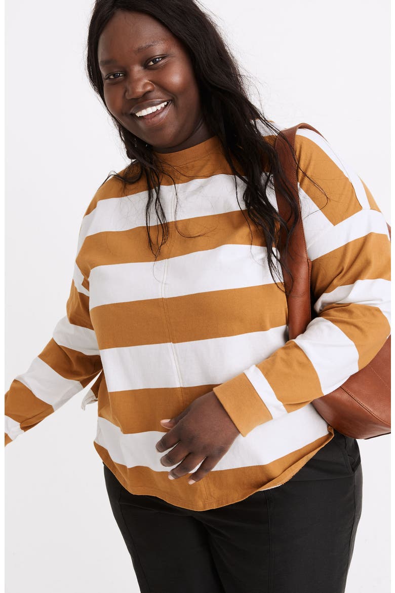 Delancey Stripe T-Shirt, Alternate, color, SAHARA SAND
