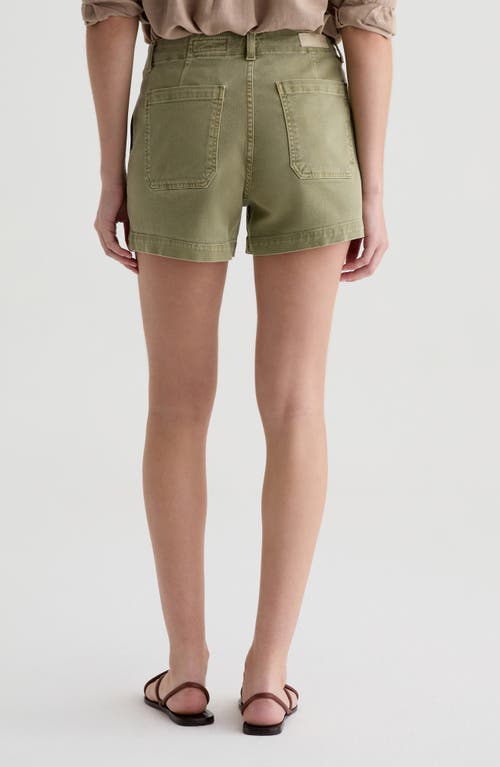 Shop Ag Analeigh Patch Pocket Denim Shorts