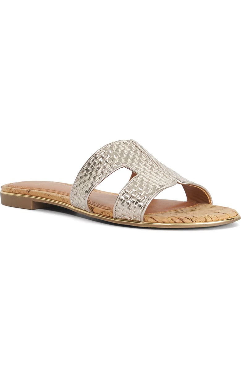 Dune London Ludlowss Woven Slide Sandal, Main, color,