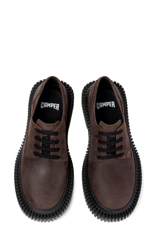 Camper Pix Berlin Lace-up Derby Shoes In Brown