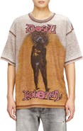 DIESEL® T-Box Rhinestone Embellished Graphic T-Shirt