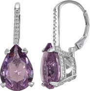 FZN Simulated Stone Drop Earrings