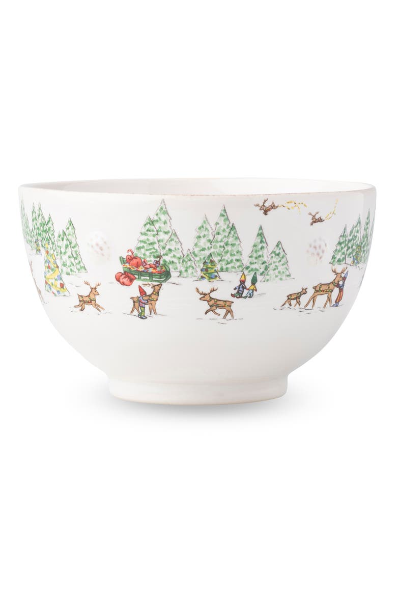 Berry & Thread North Pole Cereal/Ice Cream Bowl, Alternate, color, WHITE MULTI