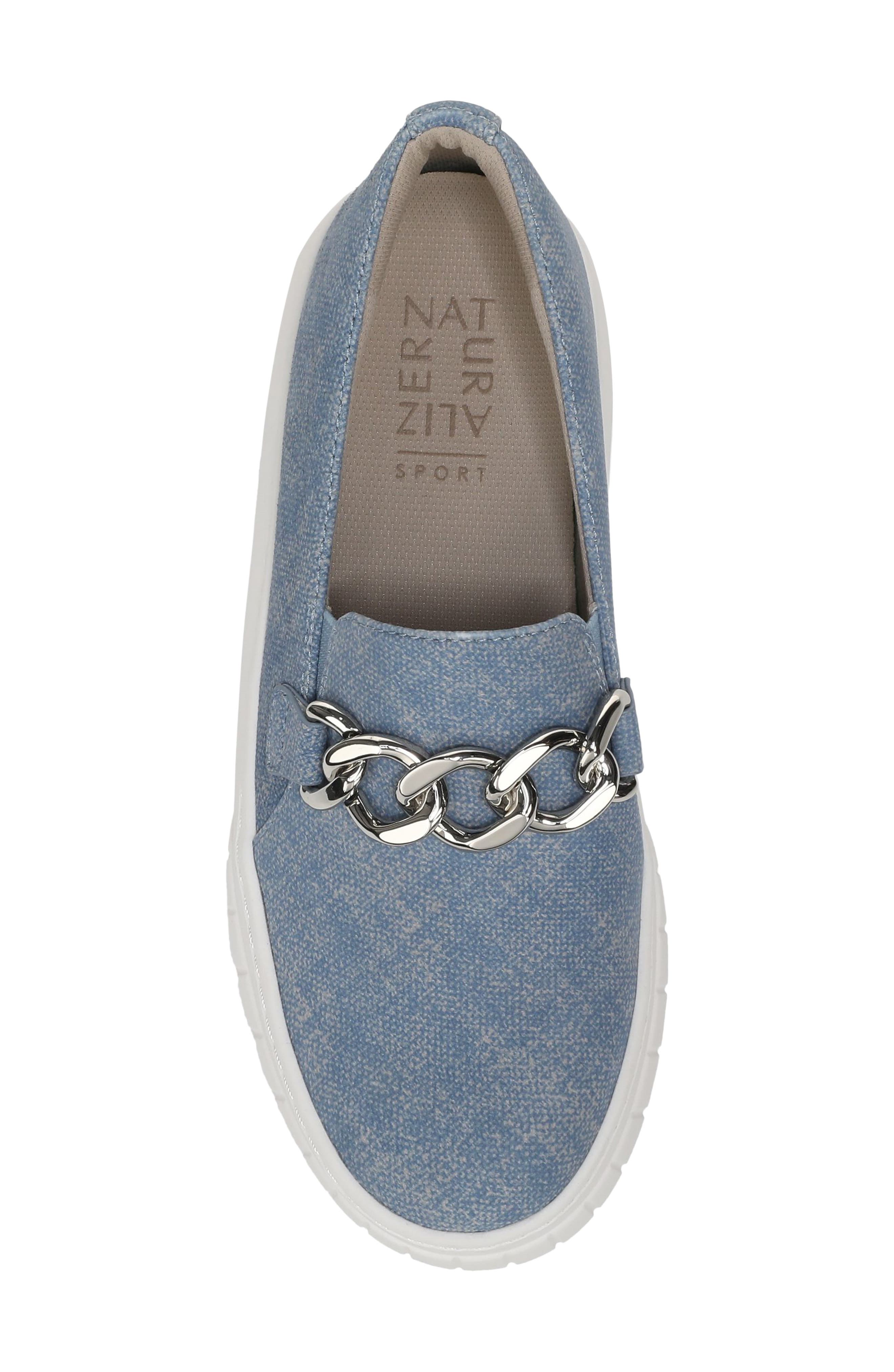 Naturalizer Daphne Slip-On Platform Sneaker, Alternate, color, Denim Blue