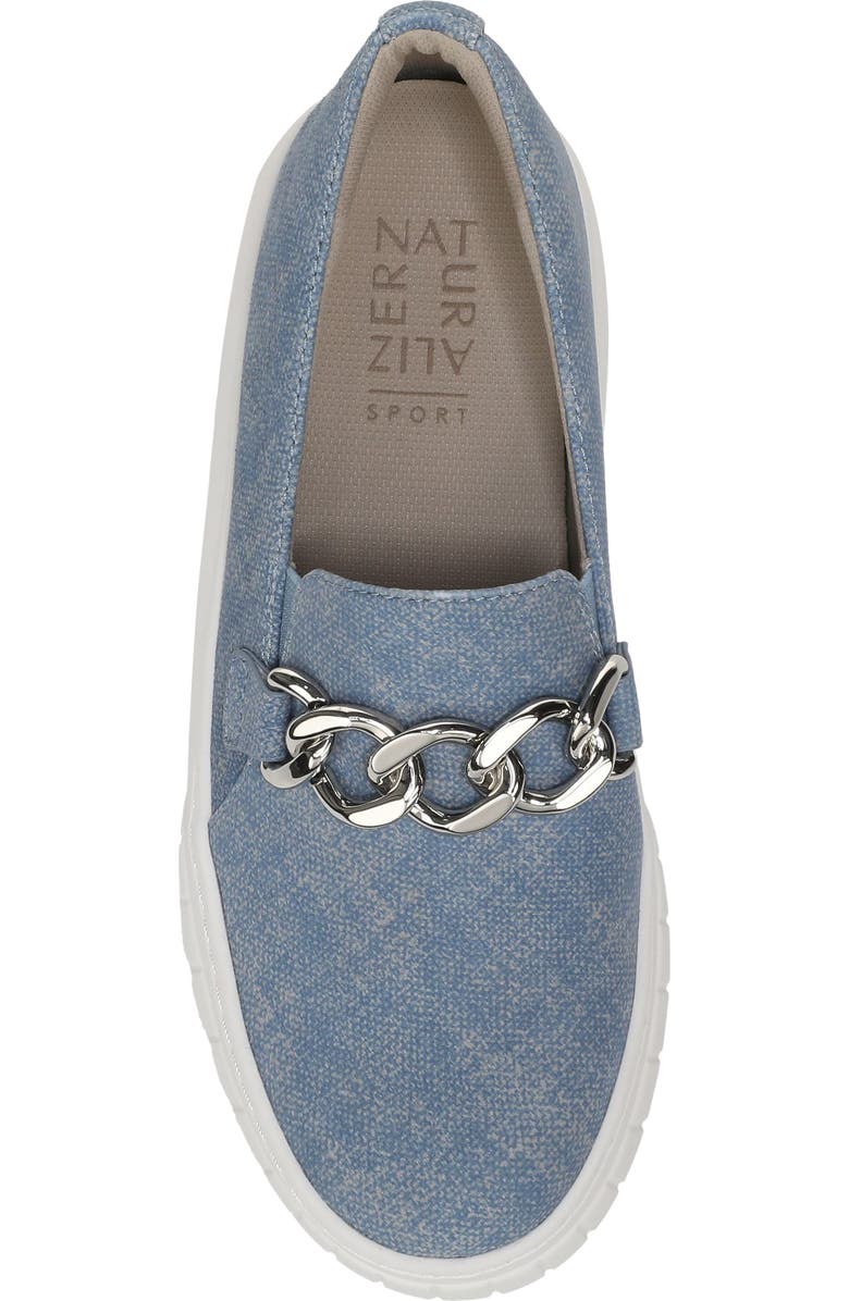 Naturalizer Daphne Slip-On Platform Sneaker, Alternate, color, Denim Blue