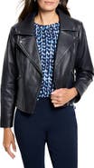 NIC+ZOE Leather Biker Jacket
