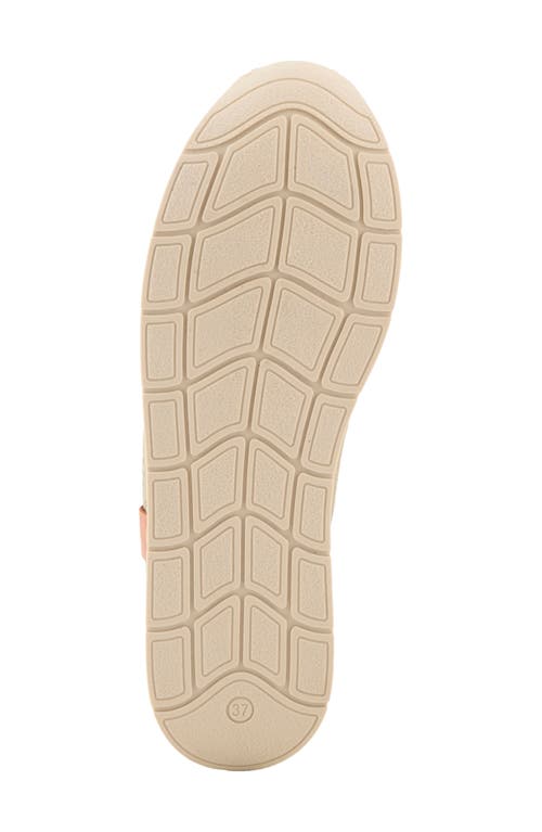 Spring Step Breen Perforated Sneaker In Olive Green