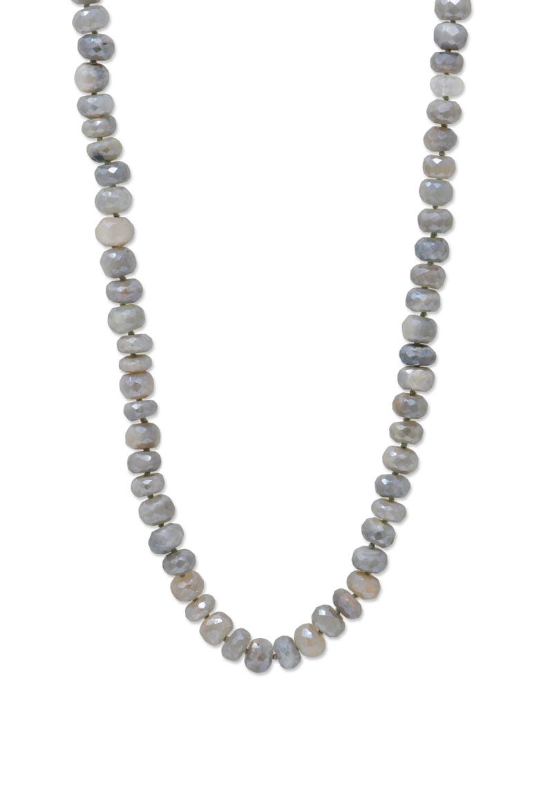 Boheme Mystic Moonstone Beaded Necklace, Main, color, MYSTIC BEIGE MOONSTONE