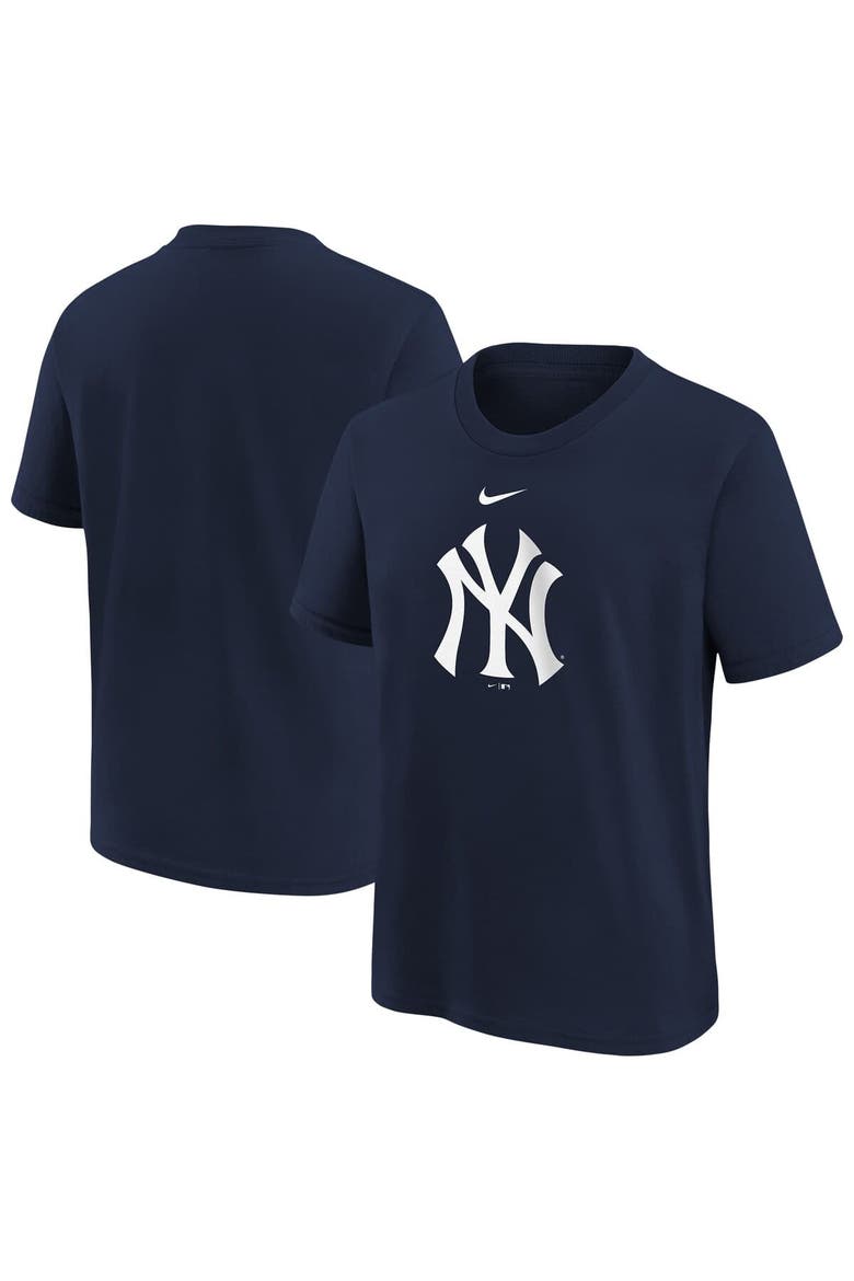 Youth Nike  Navy New York Yankees Large Logo T-Shirt, Main, color, Navy
