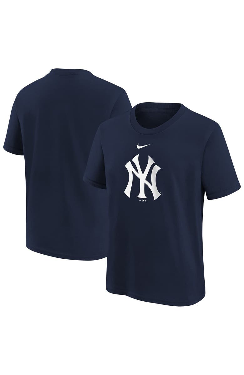 Nike Youth Nike Navy New York Yankees Large Logo T-Shirt, Main, color,