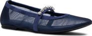 Stuart Weitzman Goldie Crystal Strap Ballet Flat