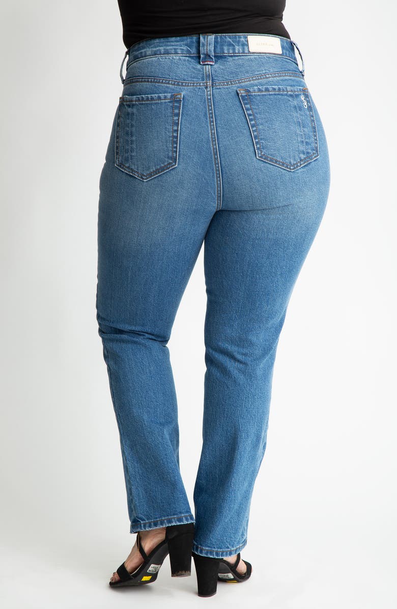 SLINK Jeans High Waist Ankle Straight Leg Jeans, Alternate, color, Rylee