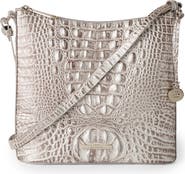 Brahmin Katie Croc Embossed Leather Crossbody Bag