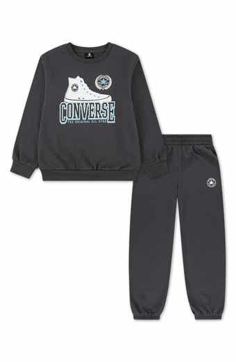 Converse Kids' All Star Shoe Fleece Graphic Sweatshirt & Joggers Set