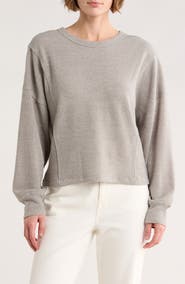 Lush Textured Knit Long Sleeve Shirt