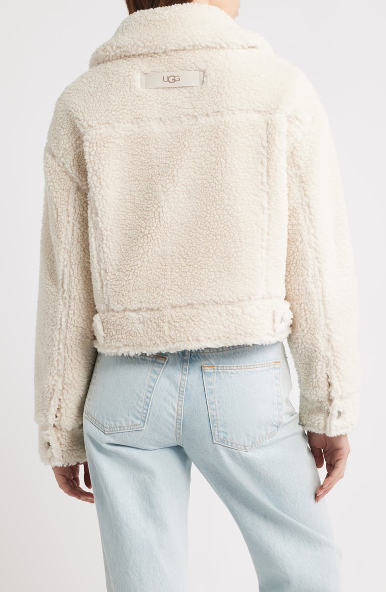 UGG<sup>®</sup> Frankie Faux Shearling Trucker Jacket, Alternate, color, Natural Ii