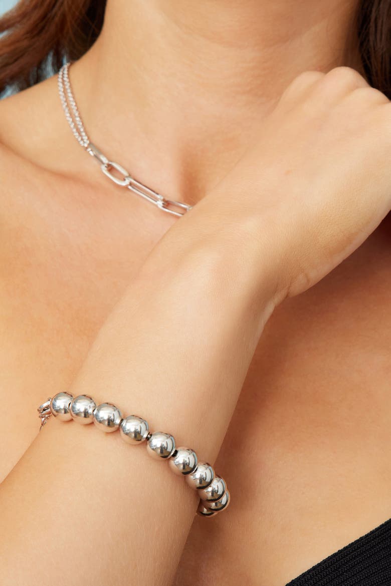 Belle of the Ball Bracelet in Sterling Silver, Alternate, color, Silver