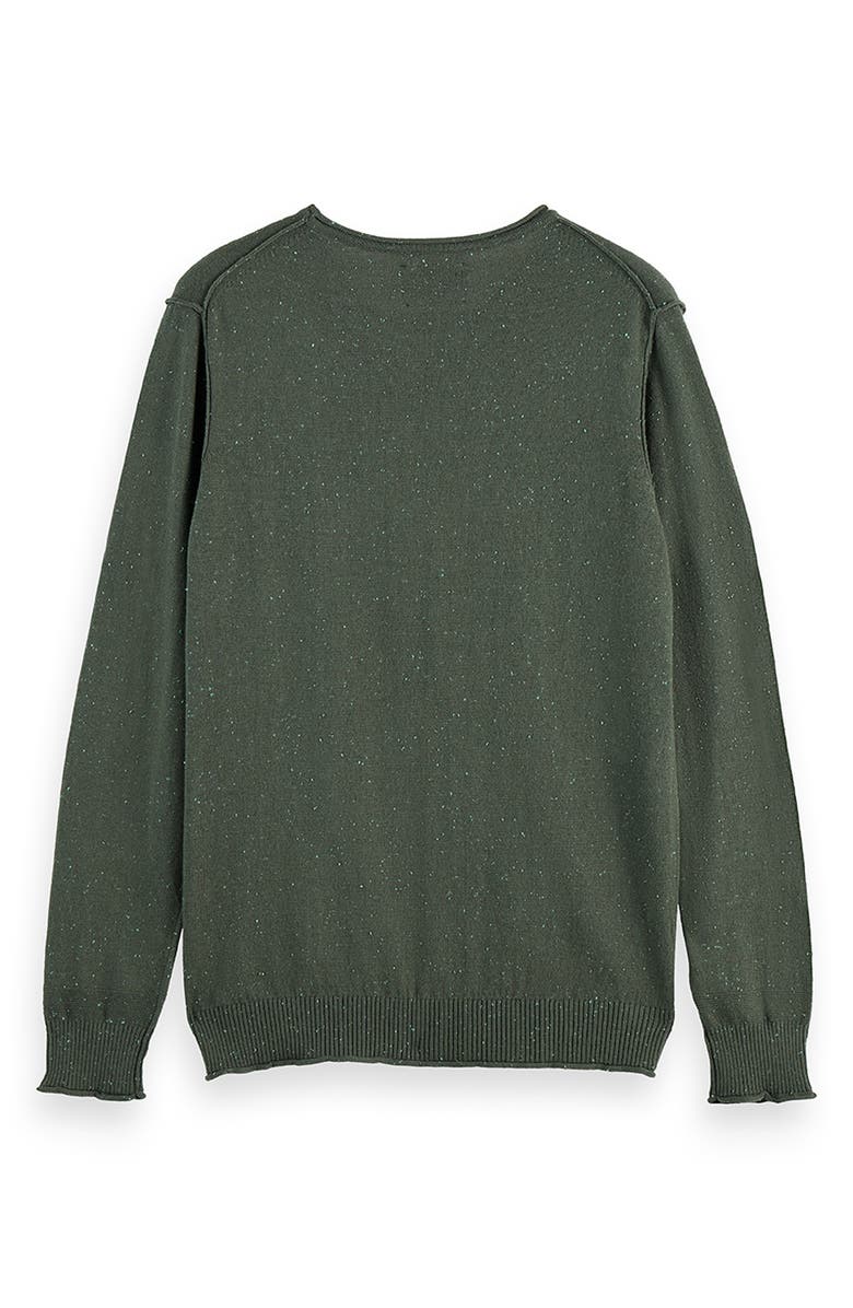 Scotch & Soda Neps Cotton & Wool Sweater, Alternate, color, Thyme