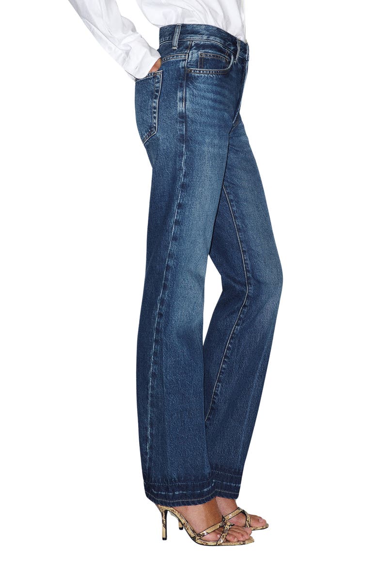 Alexa Chung High Waist Straight Leg Jeans, Alternate, color, SCORPIO SUN