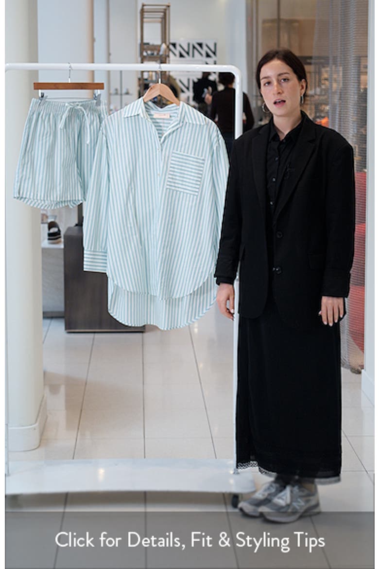 Double Stripe Short Cotton Pajamas video