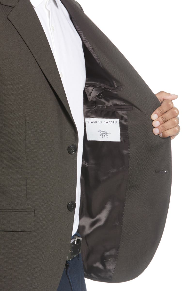 Tiger of Sweden Trim Fit Solid Stretch Blazer, Alternate, color, 