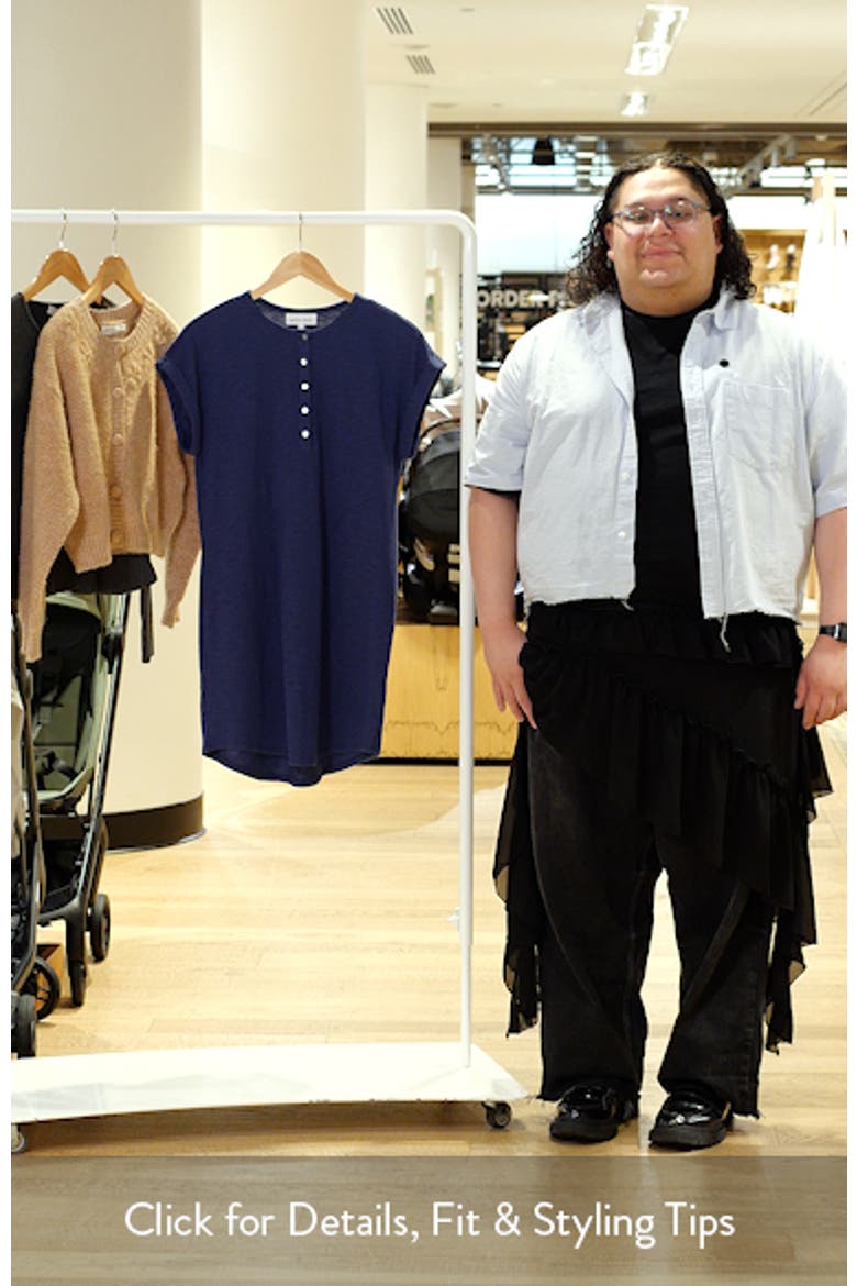 Placket Cap Sleeve Dress video