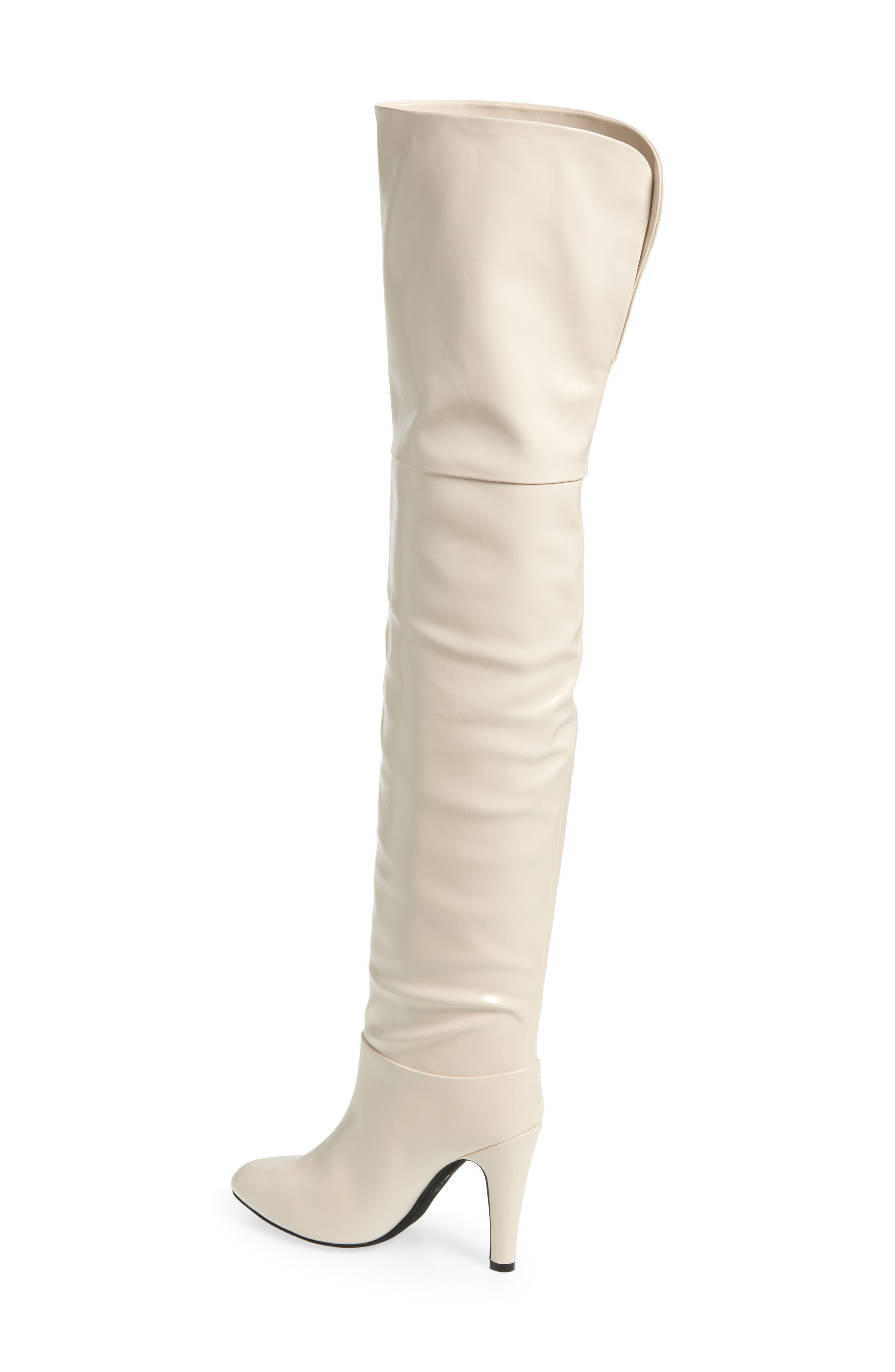 Overlook Over the Knee Boot, Alternate, color, IVORY