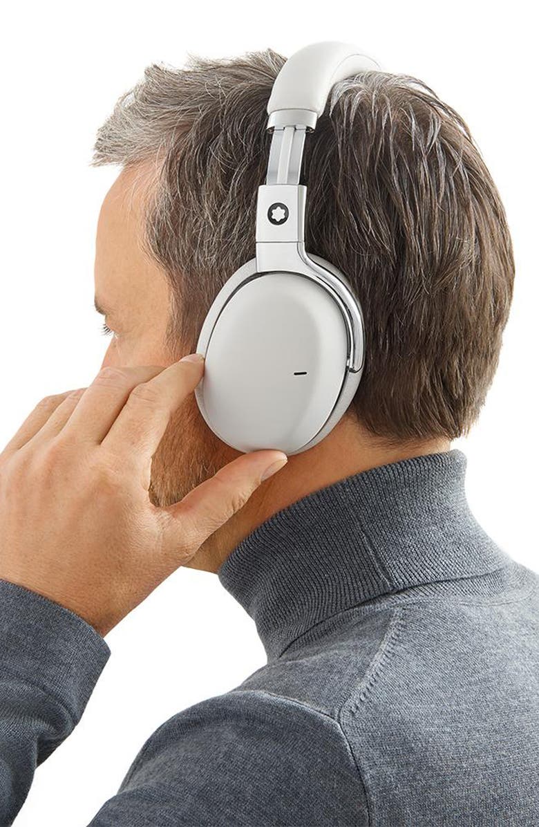 Montblanc MB01 Noise Cancelling Over Ear Headphones, Alternate, color,