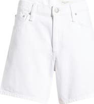 rag & bone Kaia High Waist Relaxed Fit Denim Shorts