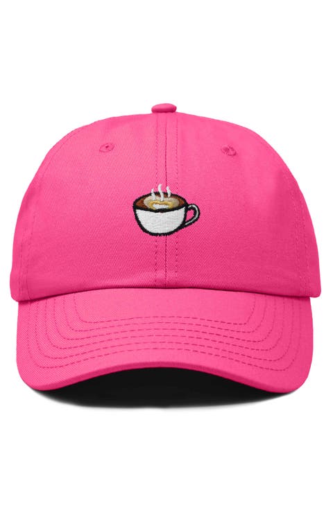 Cappuccino Embroidered Casual Cap