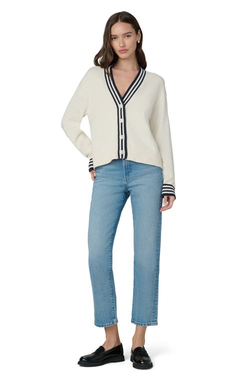 Joe's Jeans The Leah Stripe Cardigan In Neutral