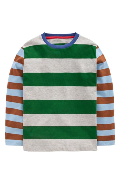 Kids' Hotchpotch Stripe Long Sleeve Cotton T-Shirt (Toddler, Little Kid & Big Kid)