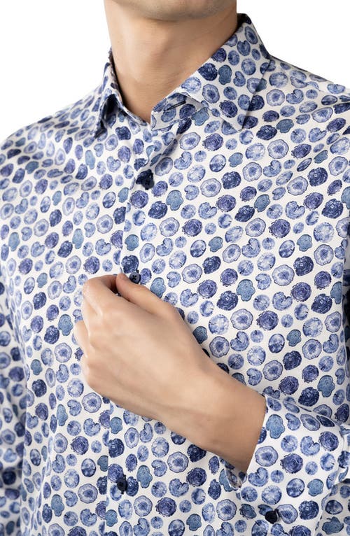 Luchiano Visconti Circular Shirt In Multi