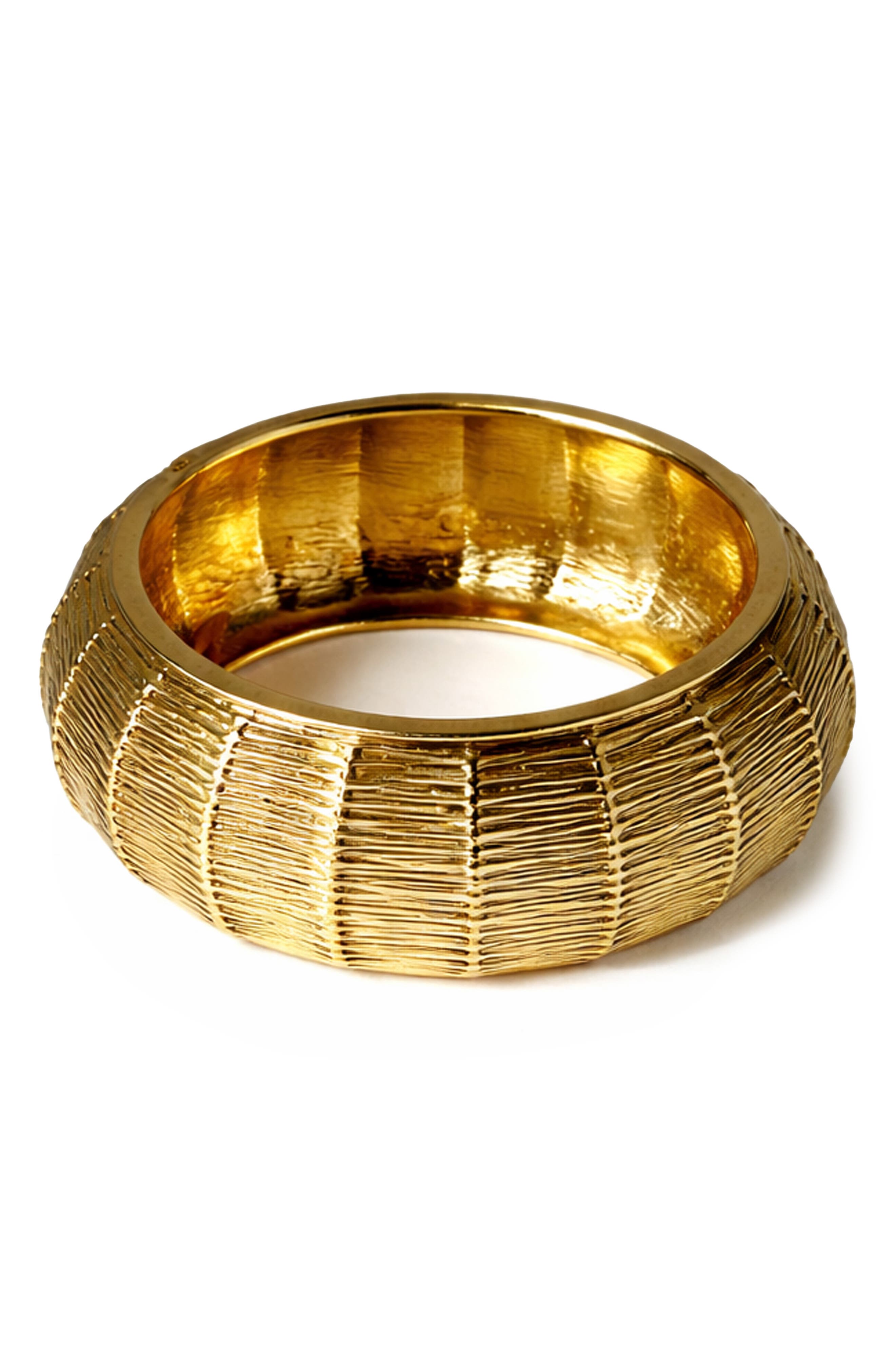 Textured Dome Hinge Bangle