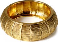 Panacea Textured Dome Hinge Bangle