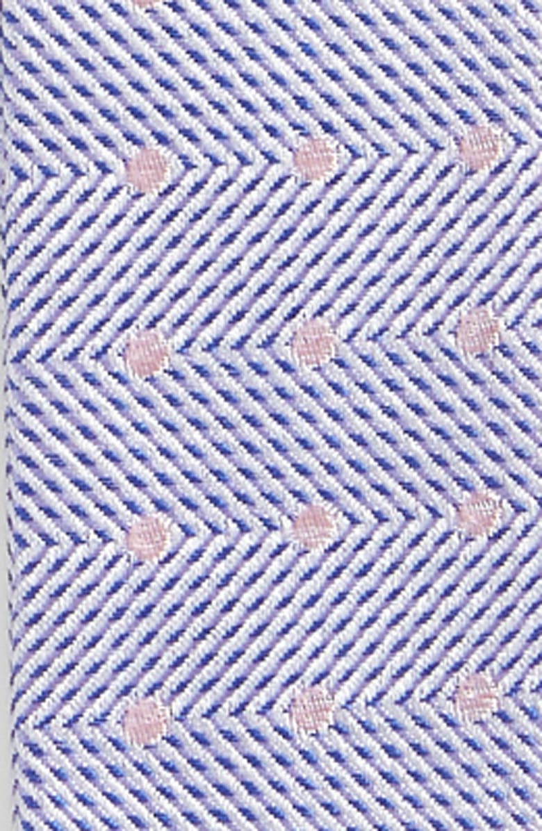 CLIFTON WILSON Periwinkle Polka Dot Silk Suspenders, Alternate, color, Periwinkle