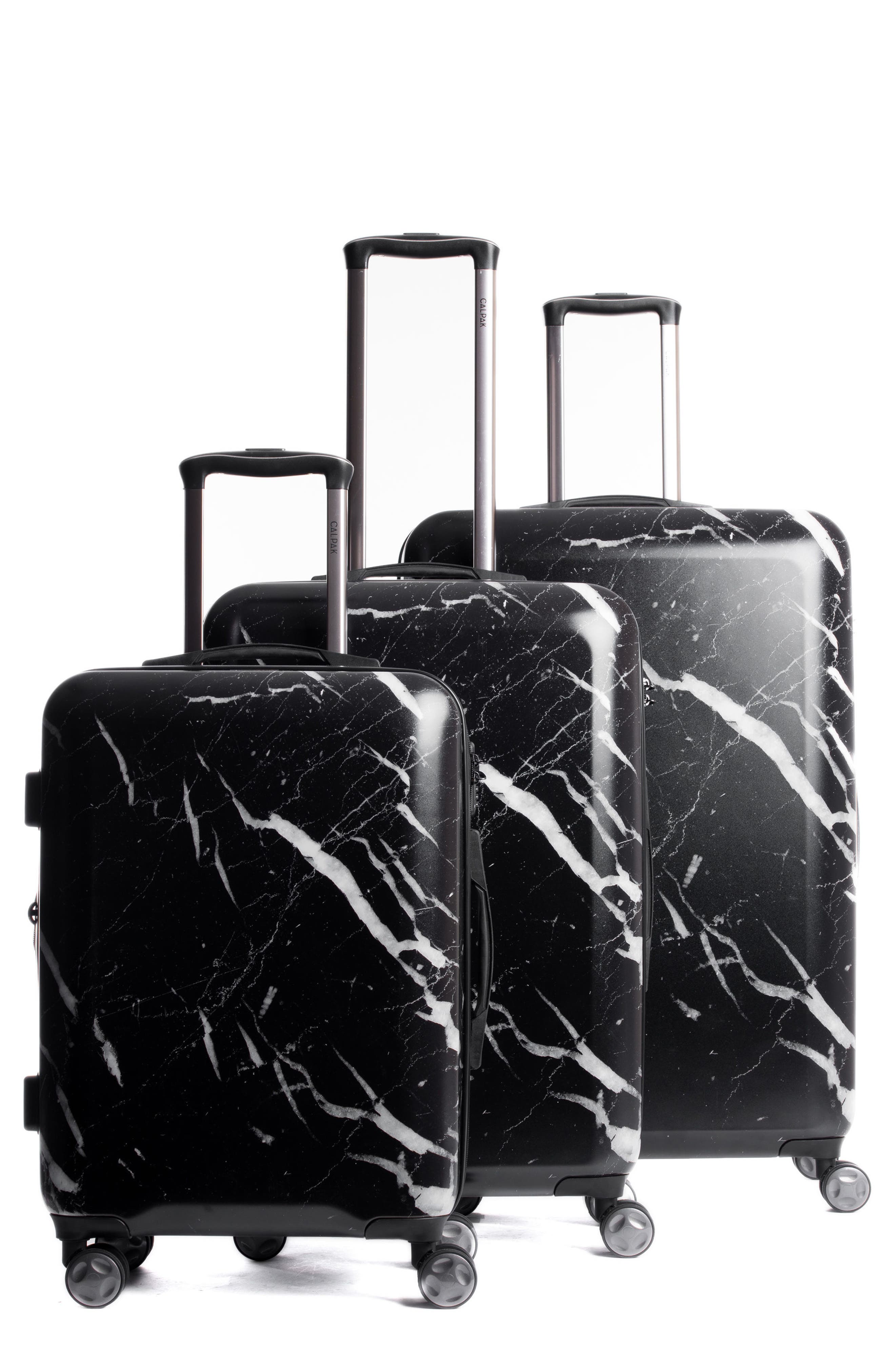 CALPAK Astyll 3-Piece Marbled Luggage Set, Main, color, 