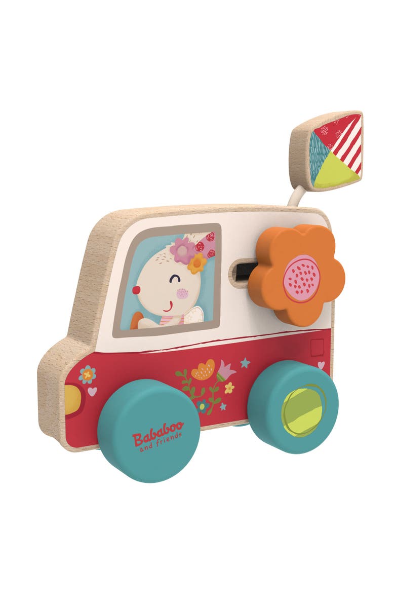 Bababoo and friends<sup>®</sup> Bunny Pippa Flower Bus My First Car, Alternate, color, Red