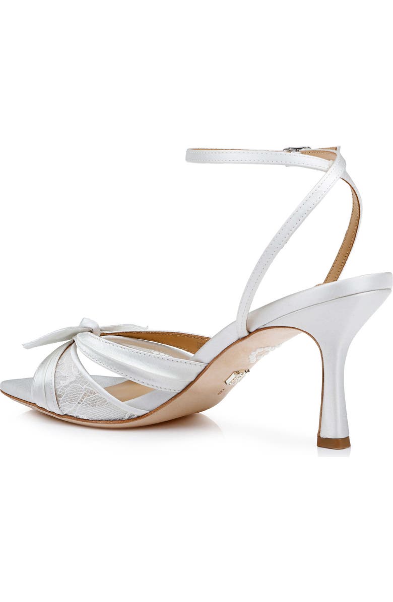 Badgley Mischka Collection Joselyn Ankle Strap Sandal, Alternate, color, White Satin