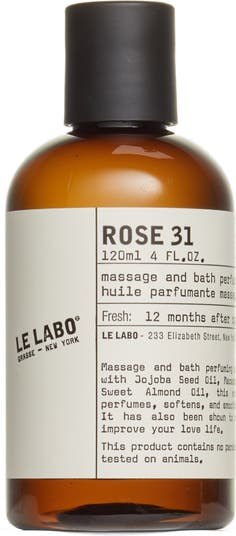 ル ラボ ローズ 31 マッサージ & バス ボディオイル 120ML Le Labo Rose 31 Body Oil | Nordstrom