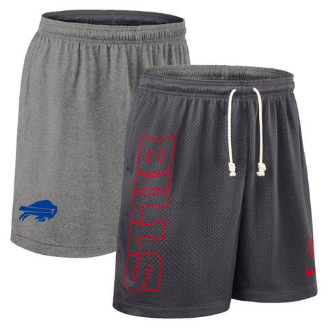 Men's Nike Gray Buffalo Bills Sideline Reversible Performance Shorts