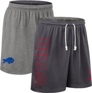 Nike Men's Nike Gray Buffalo Bills Sideline Reversible Performance Shorts