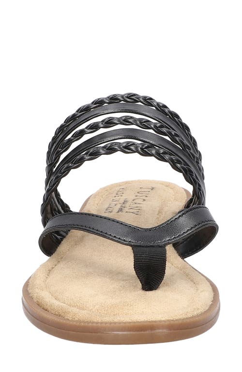 Tuscany By Easy Street® Anji Flip Flop In Black