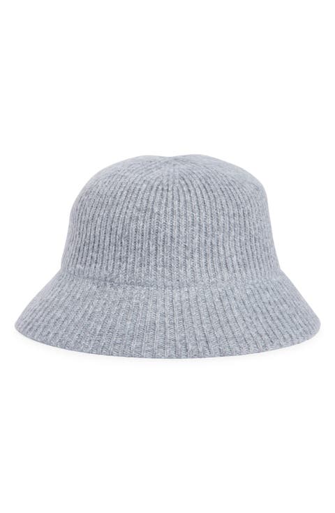 Ribbed Knit Melton Cloche
