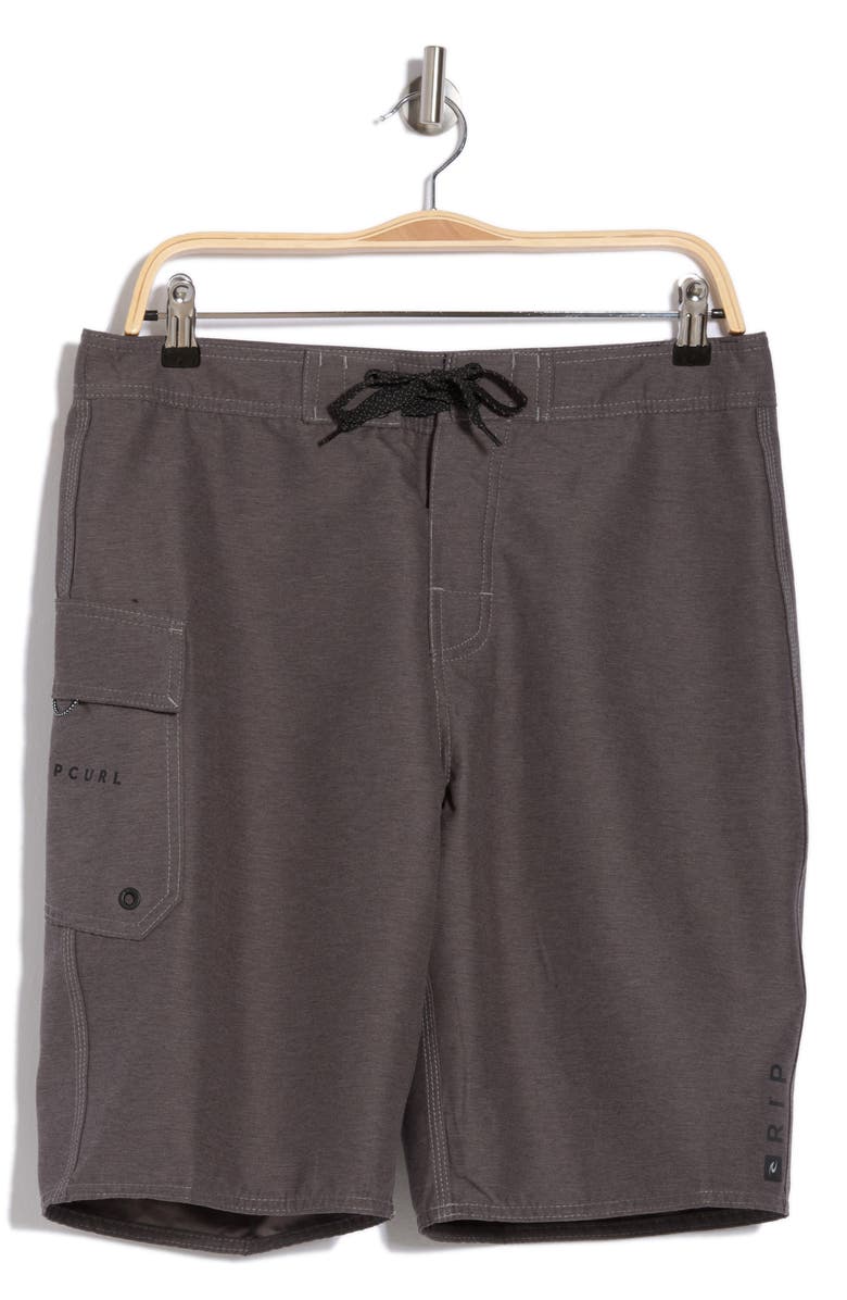 Rip Curl Dawn Patrol Colorblock Print Swim Trunks, Alternate, color,