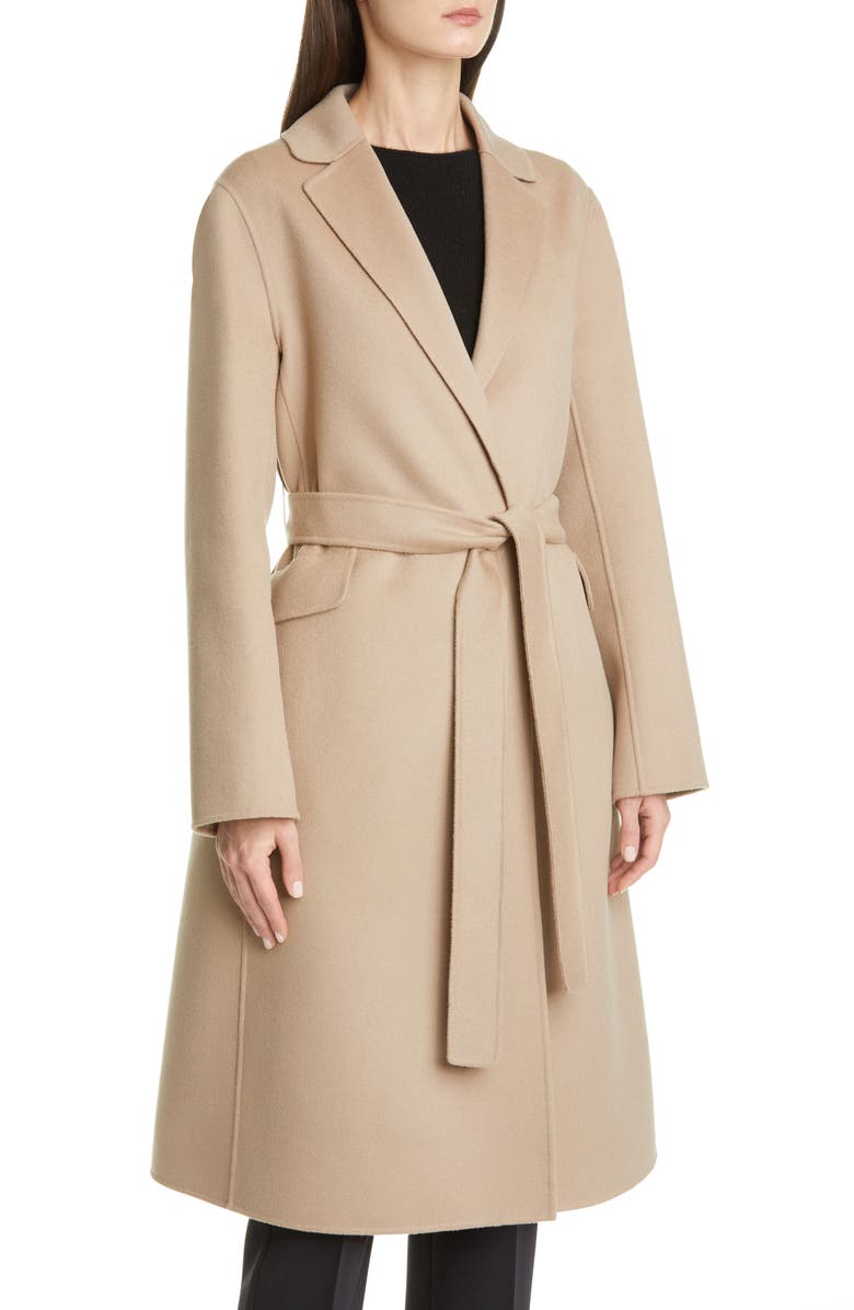 Max Mara Polly Wool Wrap Coat, Alternate, color,