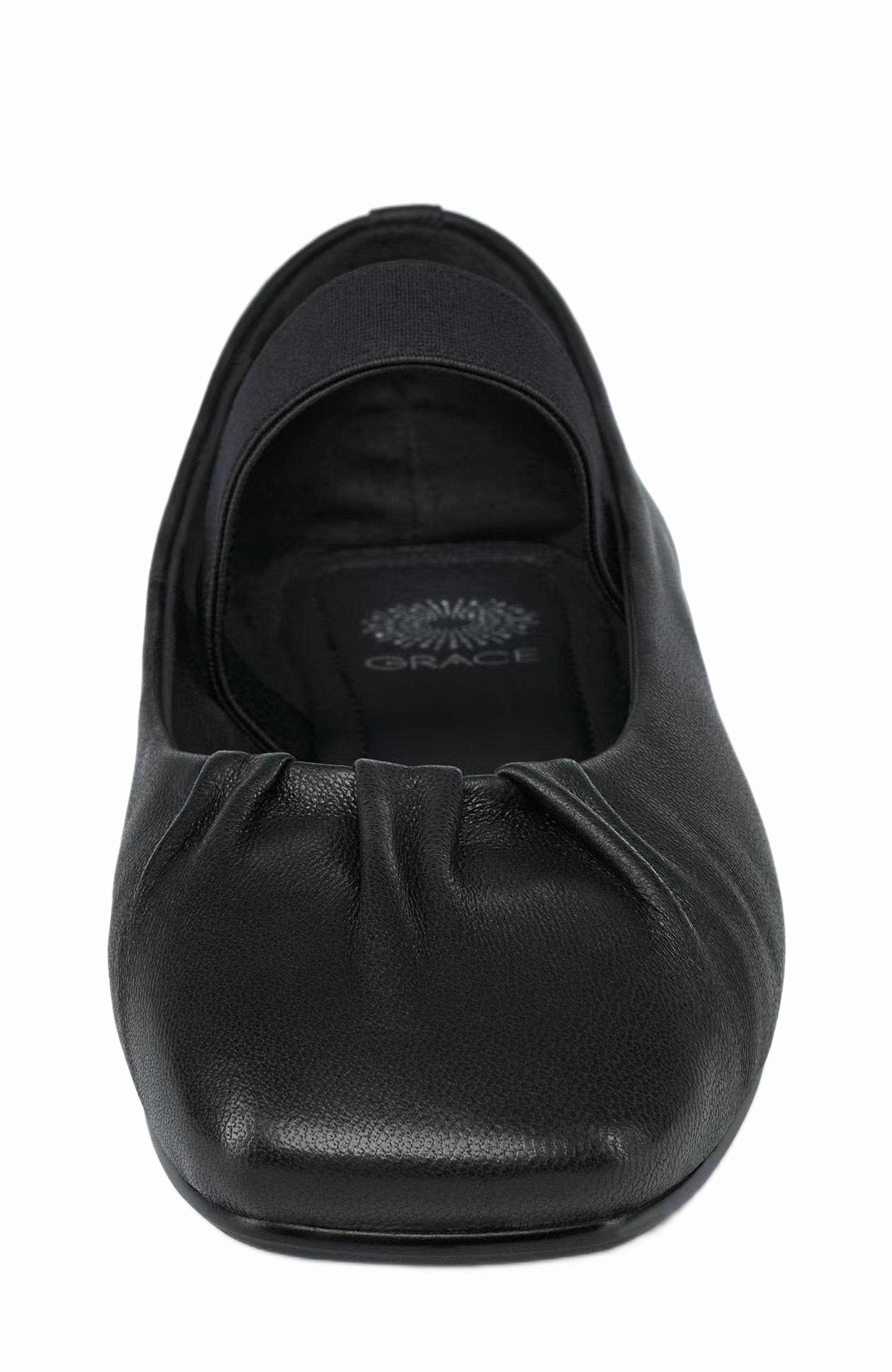 Grace Footwear Rimini Ballerina, Alternate, color, Black