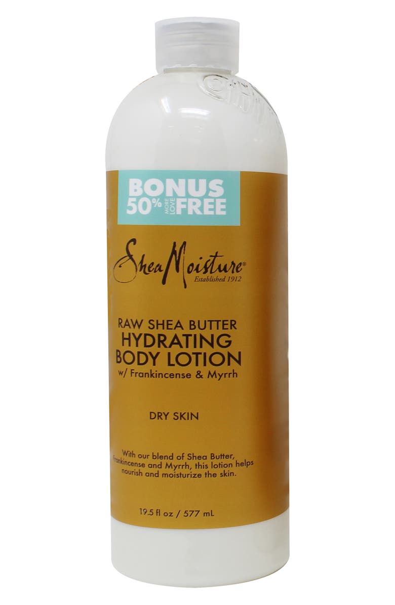 SHEA MOISTURE Raw Shea Butter Body Lotion, Main, color,