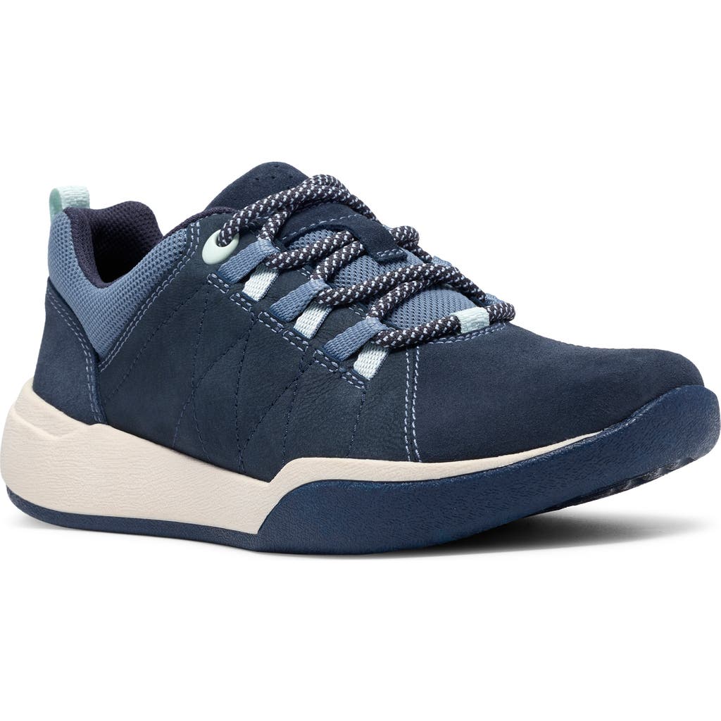 Clarks ® Aydria Sneaker In Navy Suede